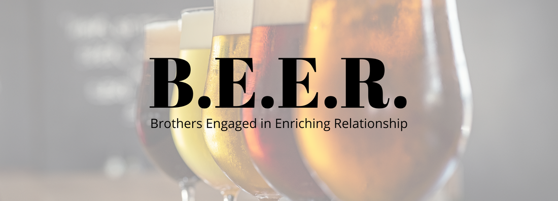 BEER brothers engaged in enriching relationships. picture of beer in glasses